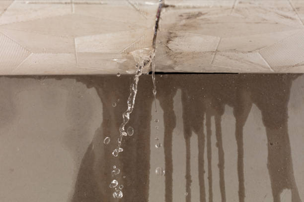 Professional Flood Damage Cleanup technician working in Wernersville, PA